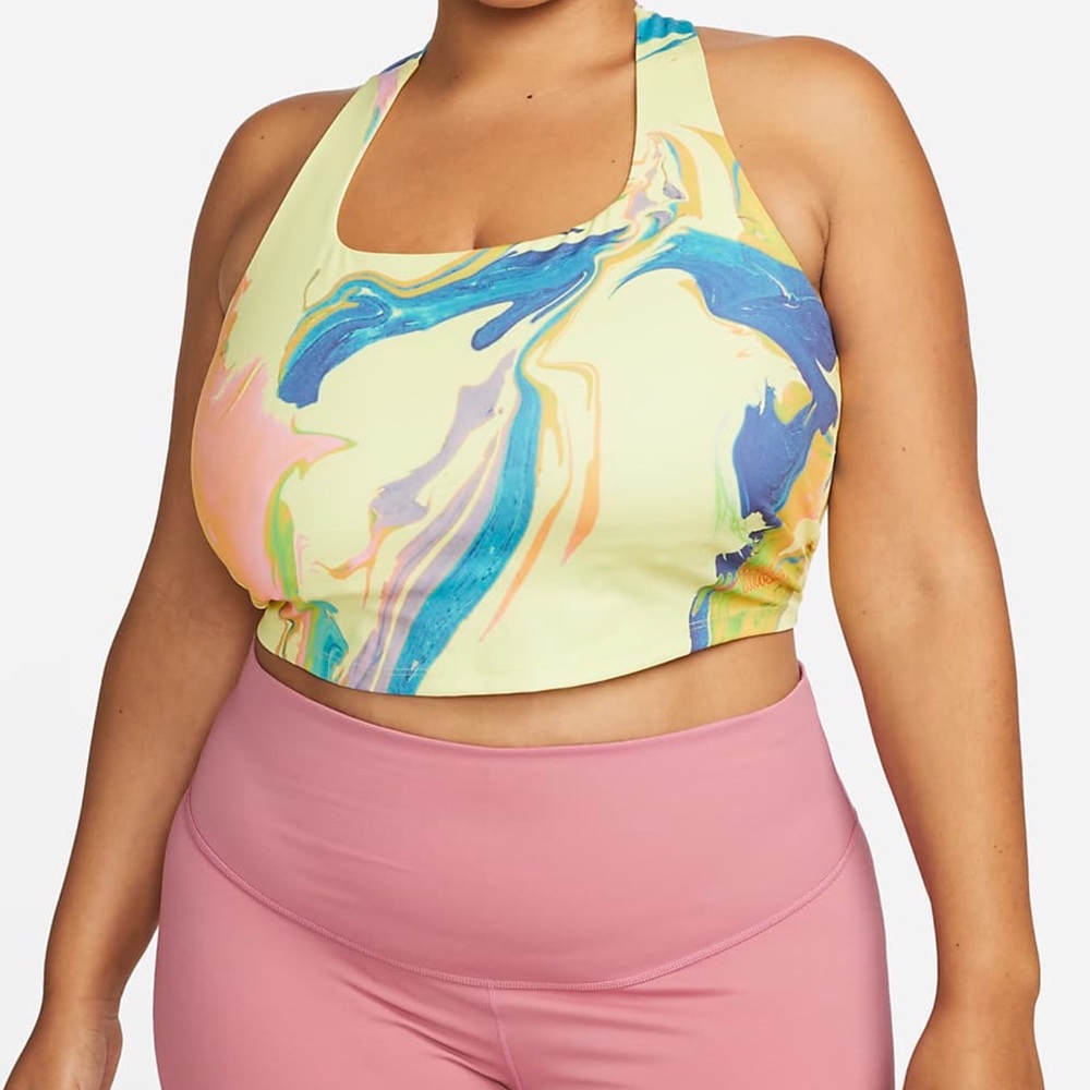 Nike Aurora Women's Cropped Marbled Tank Size 3X